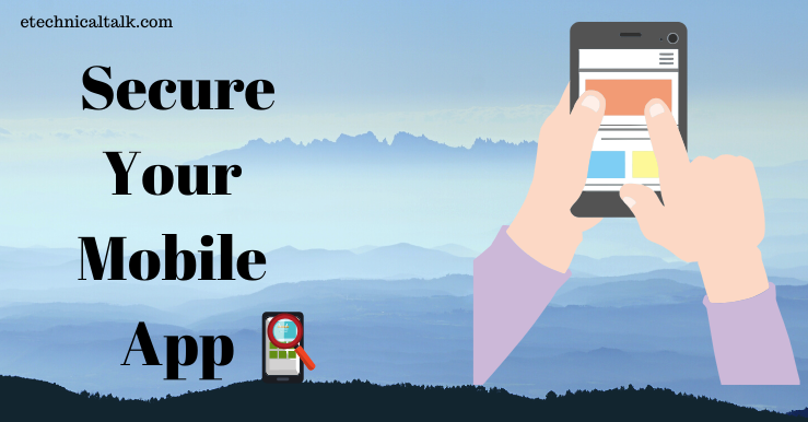 how to secure mobile app